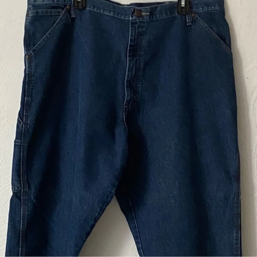Wrangler Jeans Carpenter Authentic Issue‎ Size 42 X 32 Blue Denim